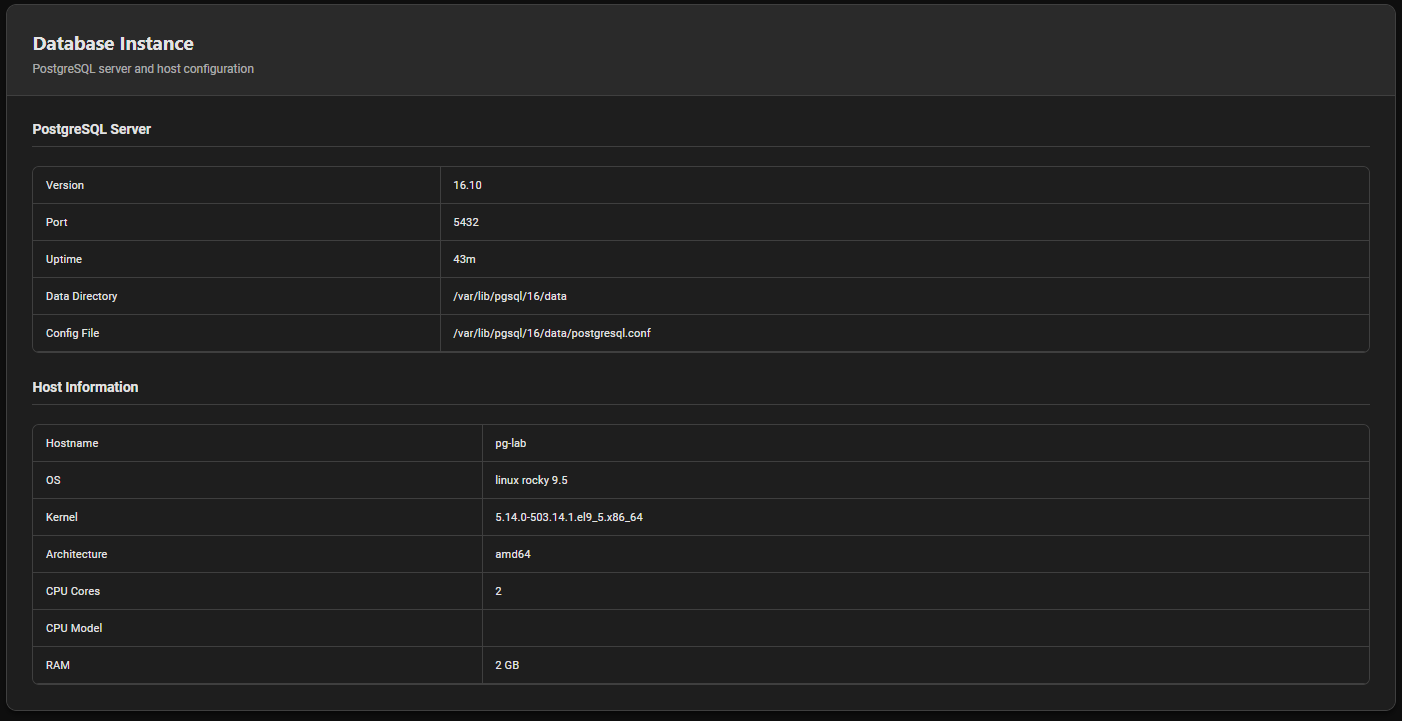 AWR Report Header